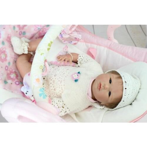 New arrival NPK reborn baby dolls soft silicone vinyl real gentle touch bebe new born Christmas Gift