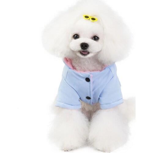 Pet Clothing Thicken Jacket Autumn Winter Pet Clothes For Dogs Coat Jacket Warm Coat Costumes Hoodies Clothes