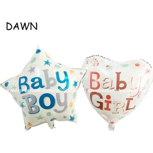 Wholesale 50pcs/lot 18inch Star baby Balloons Happy Birthday Party Decoration 1st Baby Toys for baby shower Boys Girls globos