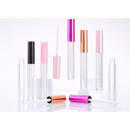 Wholesale Mini 2ml Empty Lipgloss Bottle Tube Containers Lip Gloss Tube lip glaze tube Bottles Liquid Lipstick Package Lip Tubes