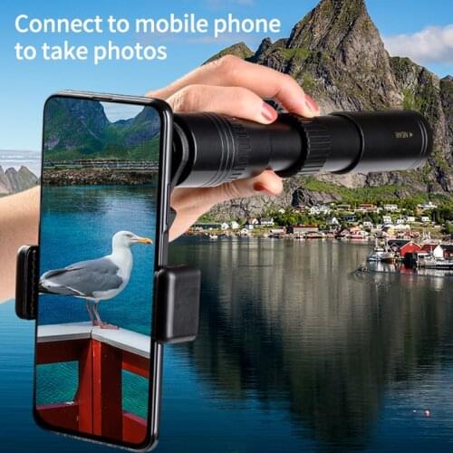 HD Professional Monocular Telescope 10-300x32 4K Powerful Binoculars Long Range High Quality BAK4-Prisms Portable for Camping