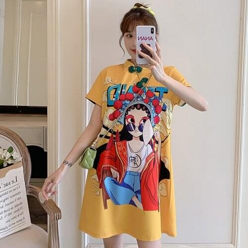 Plus Size M-4XL Fashion Trend Modern Cheongsam Dress for Women Summer Yellow Blue Short Sleeve Qipao Traditional Chinese Clothes