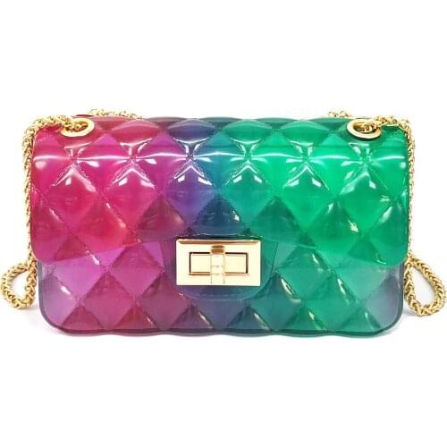 Women Luxury Elegant Mini Chains Shoulder Bag Fashion Casual Cute Vintage Party Evening Camouflage Crossbody 2020 New Clear Bags