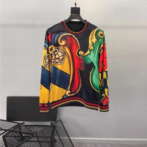 Europe Style Autumn Winter Women/mens High quality O-neck Hoodie Tops New Designer print Mens Velvet Sweatshirt C666