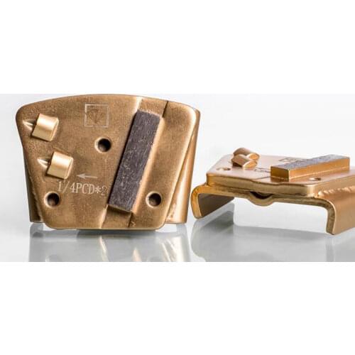 Trapezoid diamond PCD tool for concrete floor epoxy epoxies coating removal resurface