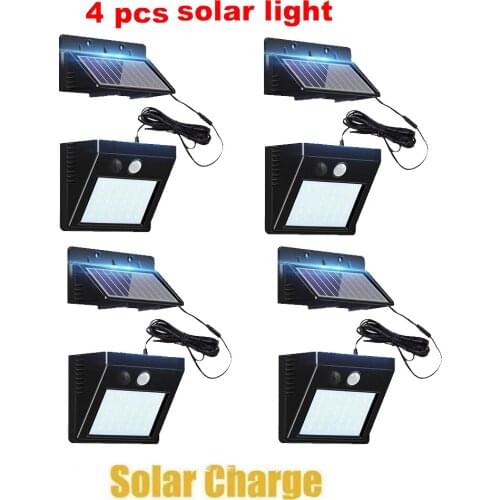 30 LED Degree Radar Sensor Led Solar Lamp Dark Light Auto On Smart Night Light Motion Detector High Sensitivity Outdoor Lighting