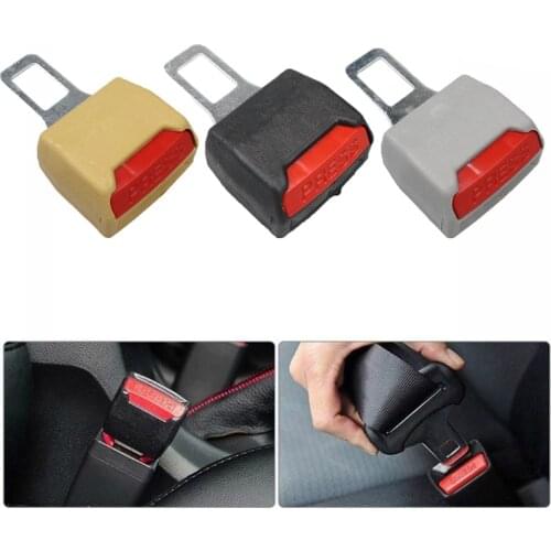 1Pcs Universal Car Seat Belt Clip Extender Safety Seat Belt Lock Buckle Plug Thick Insert Socket Belt Padding Extender