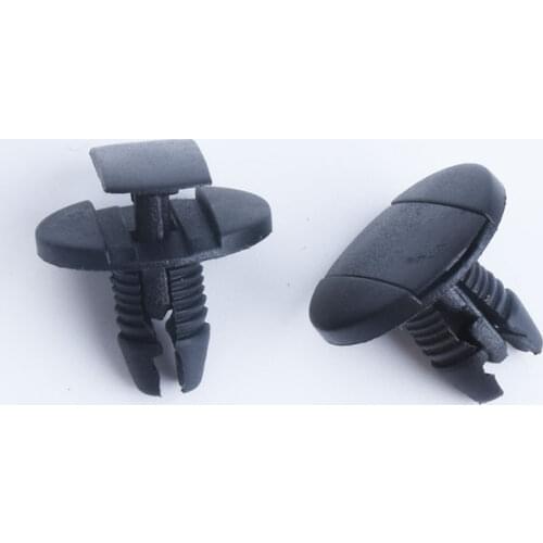 20Pcs For Peugeot Citroen Black Interior Clip Auto Fastener Car Push Type Rivet Retainer Bumper Fender Fixed Clamp