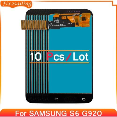 10pcs LCD TFT Incell For SAMSUNG GALAXY S6 G920 G920F LCD Replacment Parts Digitizer Assembly for SAMSUNG SM-G920F G920F G920FD