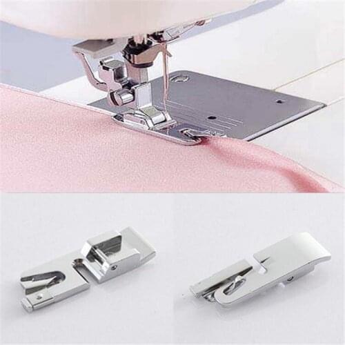 1PC Silver Multifunctional Sewing Machine Cross Stitch Domestic Sewing Machine Parts Stitching DIY Hem Foot Sewing Machine