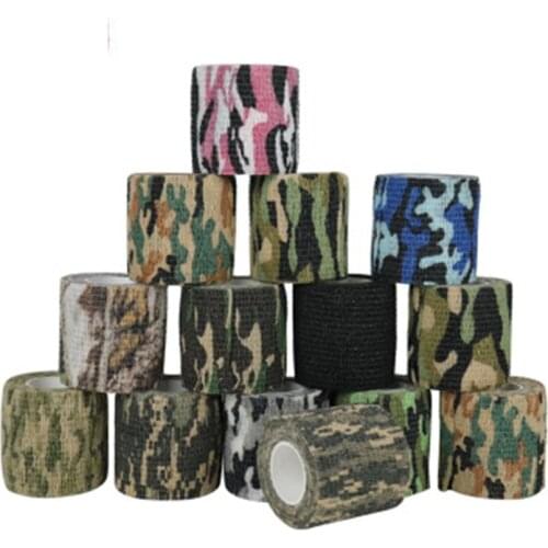 4.5m Non-Woven Car-styling Stickers Retractable Camouflage Tape For Bike Bicycle Hunting Riding Self-Adhesive Car Accessories