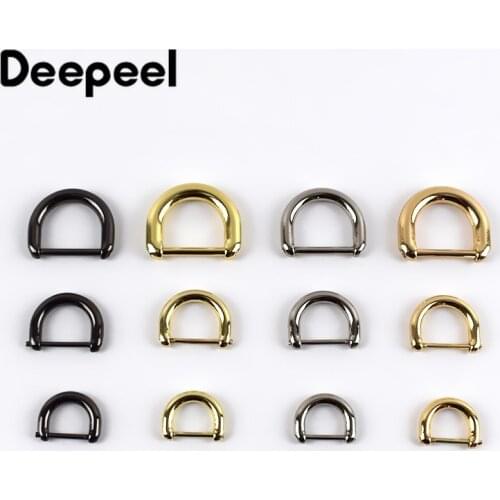 5/10/20Pcs Detachable D Ring Belt Buckles 20mm Metal Bags Buckle Clasp Handbag Strap Hooks Handle Connector Hanger DIY Craft