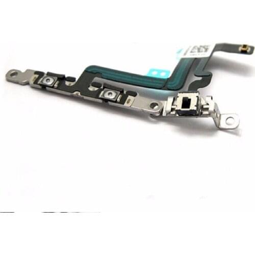 50Pcs/lot For iPhone 6 Plus Original New Volume Buttons Control Mute Silent Key Switch Flex Cable with Metal Bracket 5.5" Parts