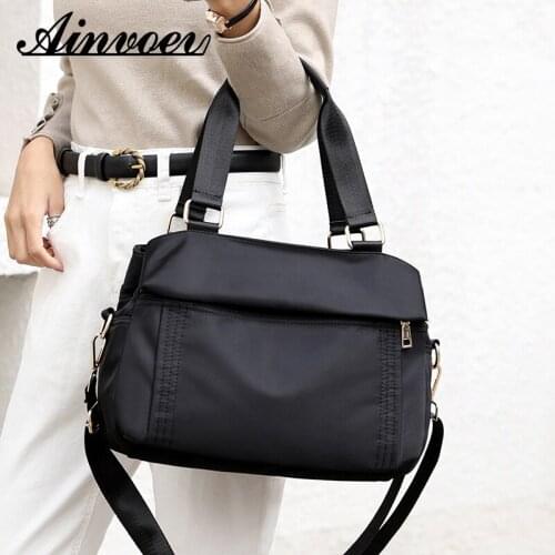 Ainvoev 2021 New Casual Women Handbags Totes Bag Quality Ladies Shoulder Bag Women Bag Nylon Travel Bag Female Bags