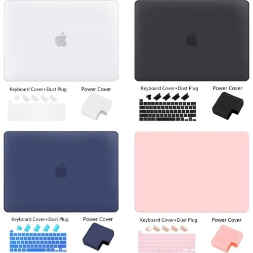 4 in 1 set case For Macbook Air Pro 13 2020 M1 A2337 A2338 A2159 Matte Crystal Case For Macbook Air Pro Retina 11 12 13 15 16"