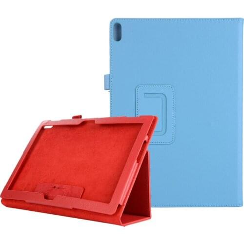 Folio Stand PU Case For Lenovo Tab P10 TB-X705 M10 TB-X605 X605 Normal Protector Tablet Cover 100PCS/Lot