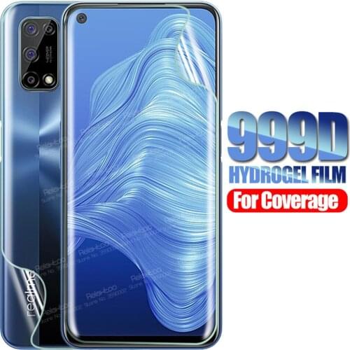 999D Back Front Full Curved Hydrogel Soft Film For OPPO Realme 7 5G Realmi Realmy 7 Safety Screen Protector Not Tempered Glass