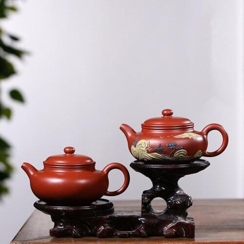 Yixing Famous Handmade Purple Clay Tea Pot Making Teapot Kung Fu Teaset Easy To Soak And Easy To Raise Dahongpao Antique Pots
