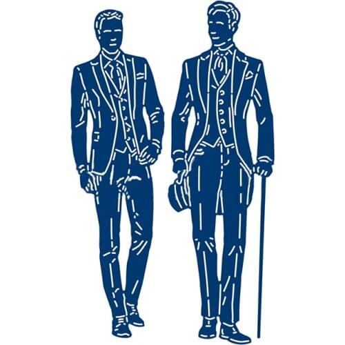 Julyarts Human Scrapbook Album Stencil For DIY Scrapbooking Decorative Embossing Handcraft Die Cutting Template