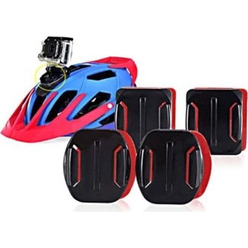 Adhesive Mounts for GoPro 7 6 5 4 3 Curved Flat Mounts Sticky Pads for Go Pro for Xiaomi Action Camera Helmet Board Car