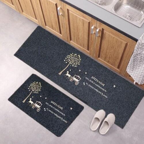 45x140 hard fluff non-slip carpet cute bathroom non-slip mat kitchen oil-proof floor mat door mud floor mat toilet mat set