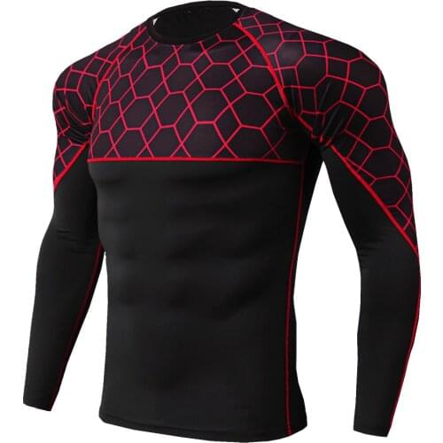 New Quick Dry Running T Shirt Men Fitness Tight Sport Shirt Men Gym Clothing Bodybuilding Rashgard Men T Shirt For sporting