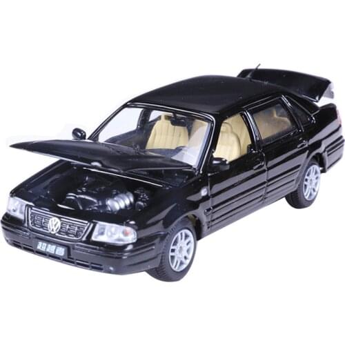 Original 1/43 Volkswagen Santana 3000 SANTANA Transcendence Simulation Alloy Car Model Decoration Collection Gift
