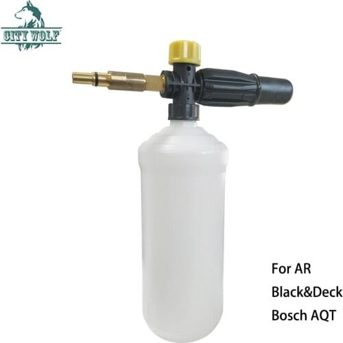 City wolf high pressure washer snow foam lance for AR Makita Black&Deck Bosch AQT car washer