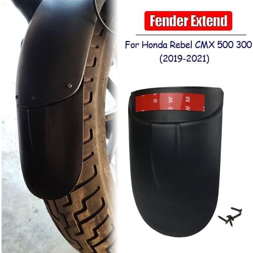 Motorcycle Front Fender Mudguard Extender Mud Splash Protector Extension For Honda Rebel 500 300 CMX500 CMX300 2019 2020 2021