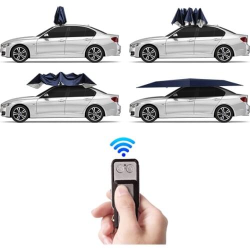 Portable automatic car cover tent remote control car sunshade umbrella UV protection kit