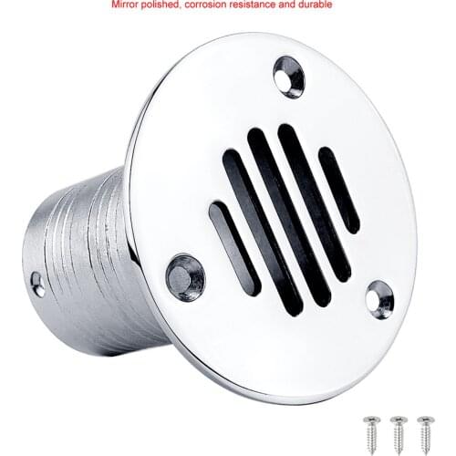 Stainless Steel 316 Marine Boat Floor Deck Drain Scupper Marine Grade for Boat Yacht Plumbing Fittings Drain Supplies