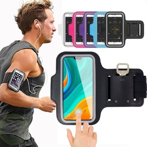 Sports Running ArmBand for Huawei Y9A Y7A Y7P Y8s Y9S Y9 Y7 Prime 2019 Phone Case For Y8P Y5P Y6P Y6S,Y6 2019 Y5 2019 Capa