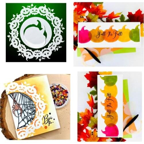 Halloween Themed Lantern Stencil for 2021 New Arrive Scrapbook Diary Decoration Embossing Template Diy Greeting Card Handmade