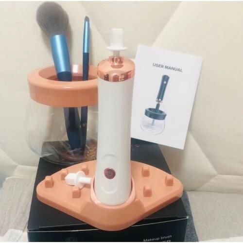 USB Rechargeable Makeup Brush Cleaner Fast Electric Quick Dry Silicone Cleaning Brushes Wash Tool