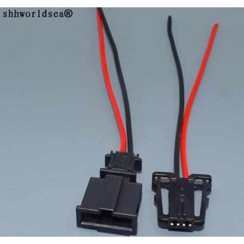 Worldgolden 2Pin Car Plug for License plate lamp Car door connector 3B0 972 712 3B0972712 1J0 971 972 1J0 971972