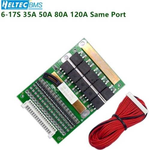 24V 36V 48V 60V BMS 6-17S 35A 50A 80A 120A 150A 3.7V Li-ion Battery protection board/Lifepo4 battery protection board