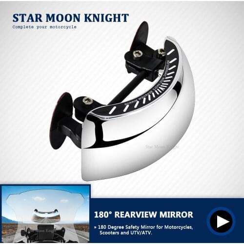 For BMW R1200GS R 1200 GS 1200GS LC R1250GS ADV R1250 Motorcycle 180 Degree Safety Rearview Mirror Give Full Rear View Mirrors