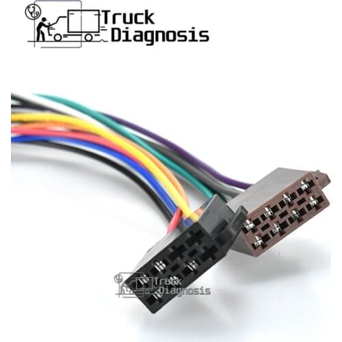 12-003 ISO standard HARNESS Radio adapter cable forbmw 1987+ forLAND ROVER ROVER 1999+ MINI