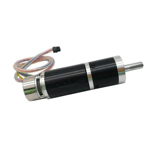 12V low speed 100rpm flat brushless dc 42mm servo motor for opening and closing door