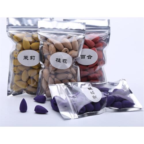 40 Pieces of Bagged Back Flow Incense Indoor Incense Tower Incense Cone Incense View Smoke Flow Cloud Incense