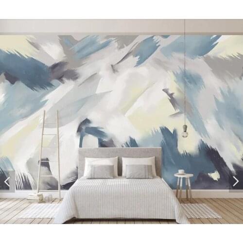 3D Abstract Blue Wall Mural Wallpaper Printed Photo Wall Paper Rolls Contact Paper Wallpapers for living room papel de parede