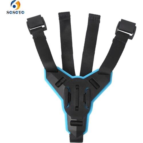 Motorcycle Helmet chin Mount Adapter Helmet Front Bracket For GoPro Hero 8 7 6 5 4 XiaomiYI 4K Dji Osmo Action Camera