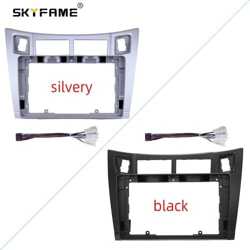 SKYFAME Car Frame Cable For TOYOTA YARIS 2005-2011 Screen Dask Kit Fascia Frame