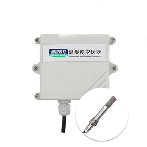 Temperature and humidity sensor RS485 agricultural waterproof greenhouse monitoring and control meter built-in PVC probe