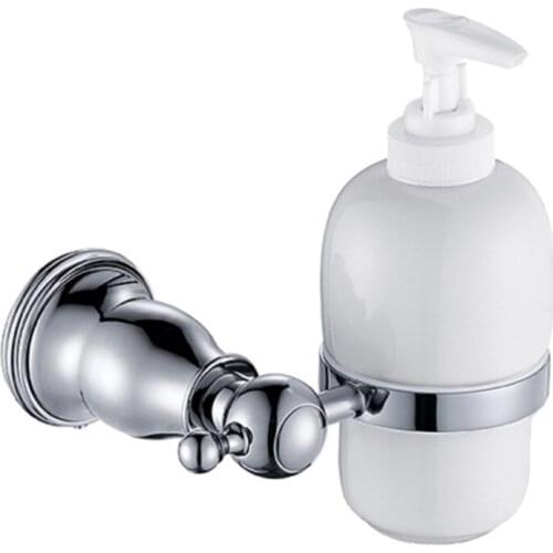 Bathroom Hardware All Copper Bathroom Hotel Special Soap Bottle Bathroom Accessories Brosses De Toilette Cleaning