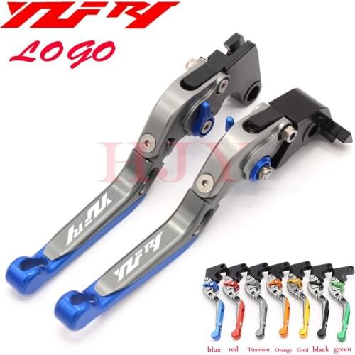 For YAMAHA YZF-R1 YZF R1 YZFR1 2009-2014 Motorcycle Accessories Folding Extendable Brake Clutch Levers LOGO YZF-R1