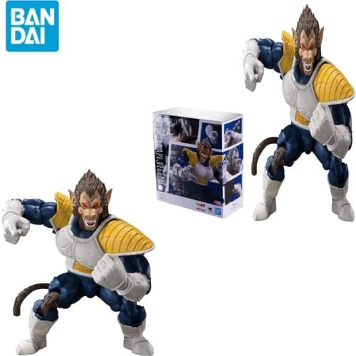 Anime Figure Original Bandai Dragon Ball Z Figure SHF DRAGON BALL Vegeta Great Ape Statue Anime Action Figures Toys for Children