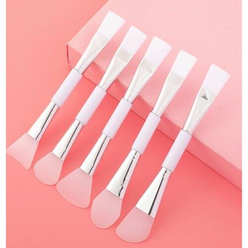 1Pcs Cosmetic Beauty Tool Skin-Care Concealer Makeup Brushes Silica Gel Wool Fiber Blending Double-Ended Facial Mask Brush