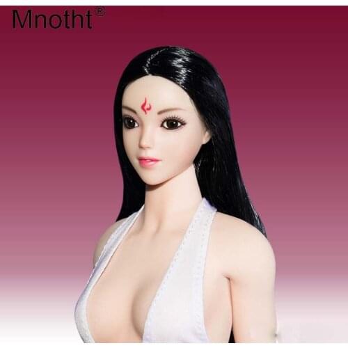 Mnotht Toys 1/6 scale female head sculpt Bratz doll Head Carving Model Fit For OB BJD White Body Model Action Figure Accessories