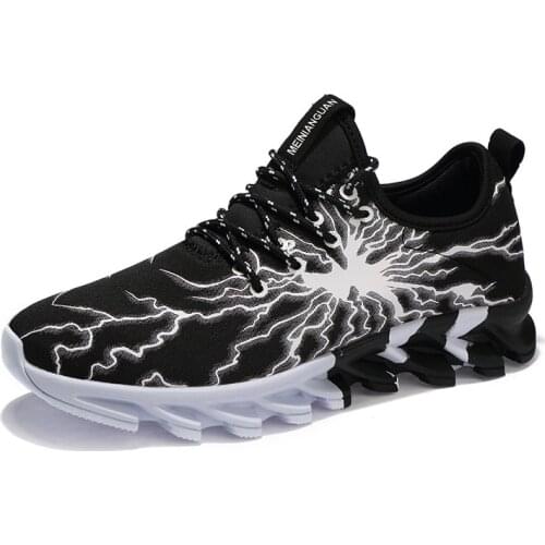 Mens Casual Running Sneakers 2021 Summer New Non-slip Wear-resistant Large Size Running Shoes Breathable Mens Mesh Casual